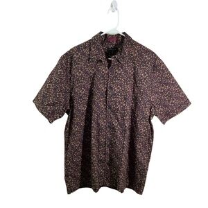 Ted Baker London Floral Short Sleeve Button Front Shirt